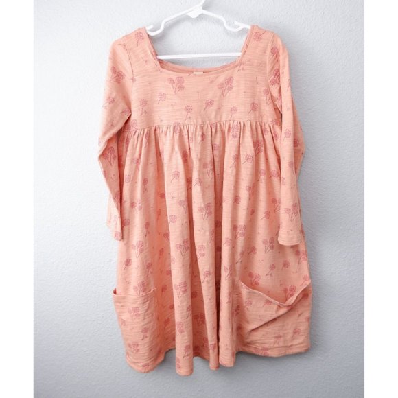 Vignette Rylie Long Sleeve Rose Dandelion Girls Dress, 7y - Picture 2 of 15